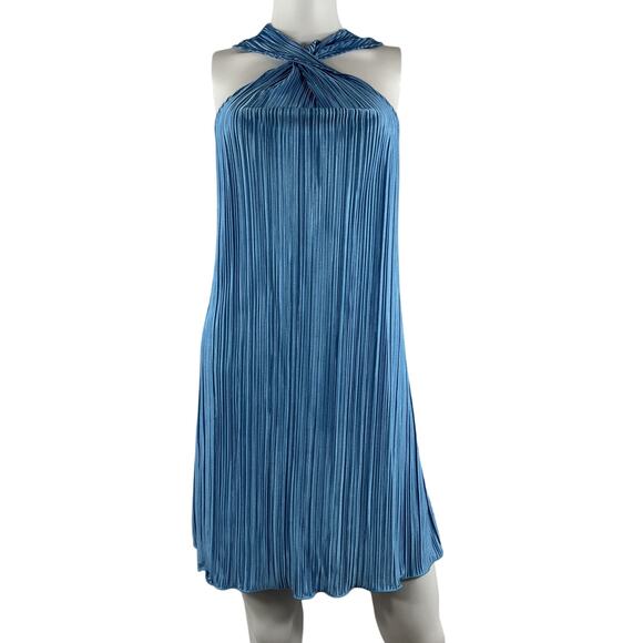 Song Of Style 'Pluto' Blue Polyester Mini Dress Size S - Picture 2 of 4